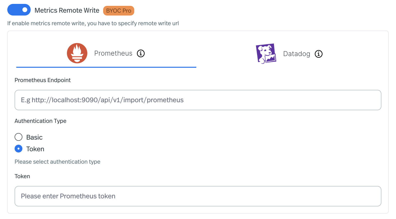 Prometheus Remote Write