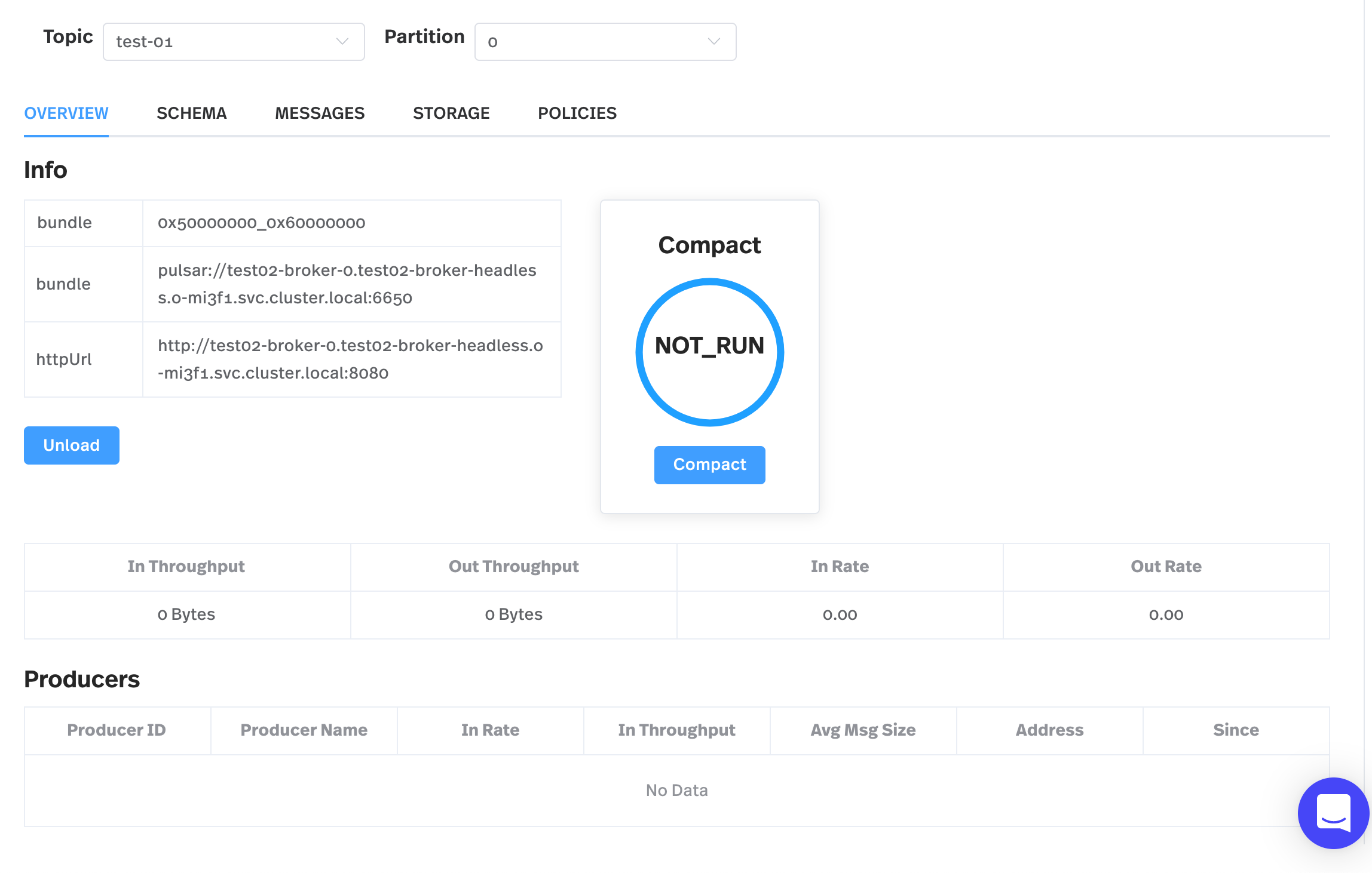 screenshot of topic overview tab