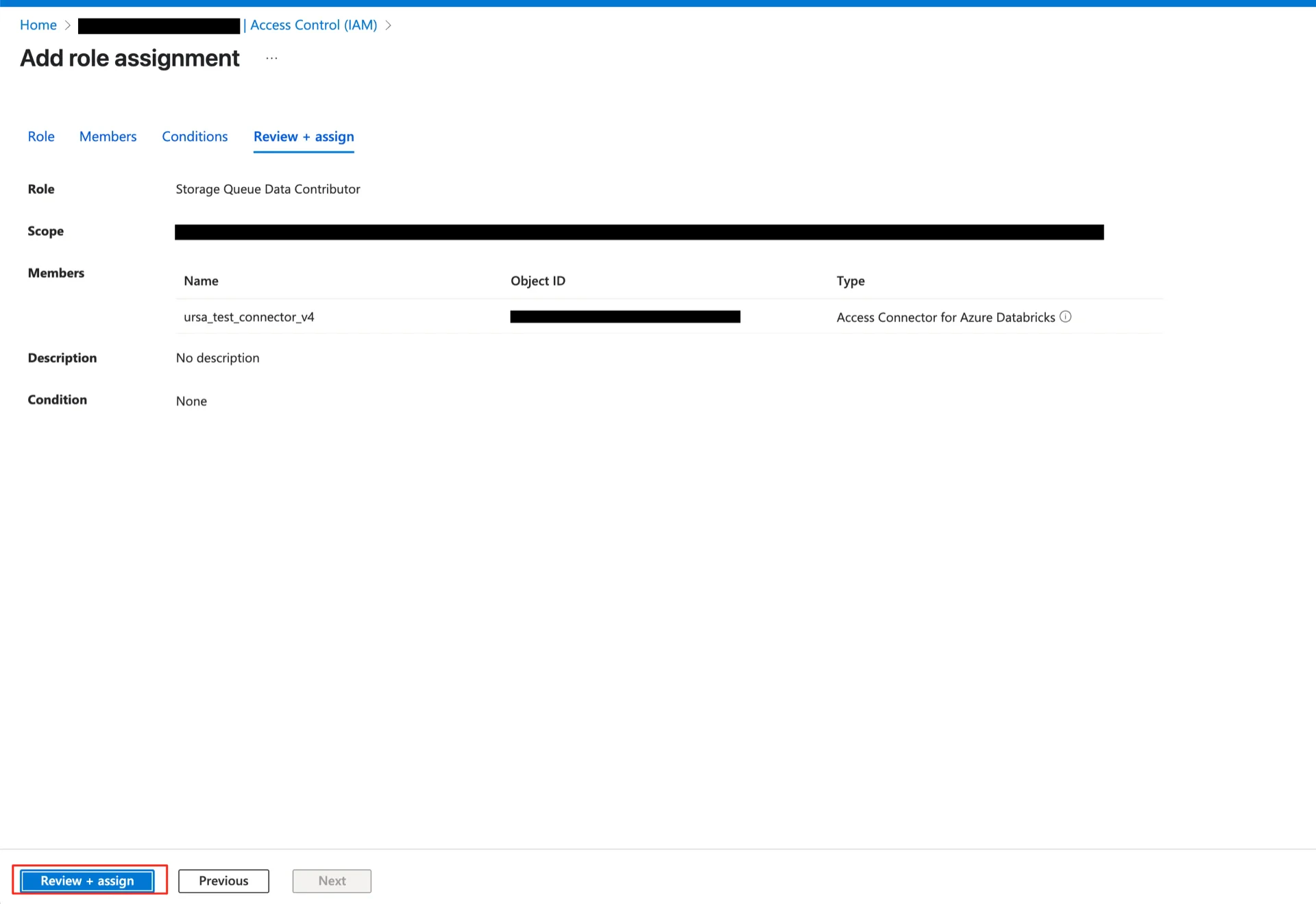 Grant Queue Data Contributor