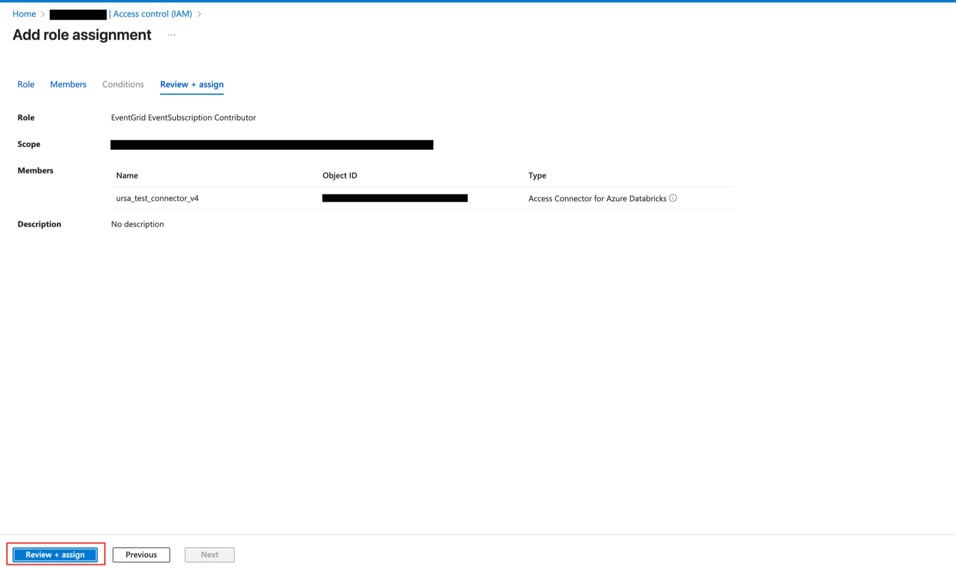 Grant EventGrid Contributor