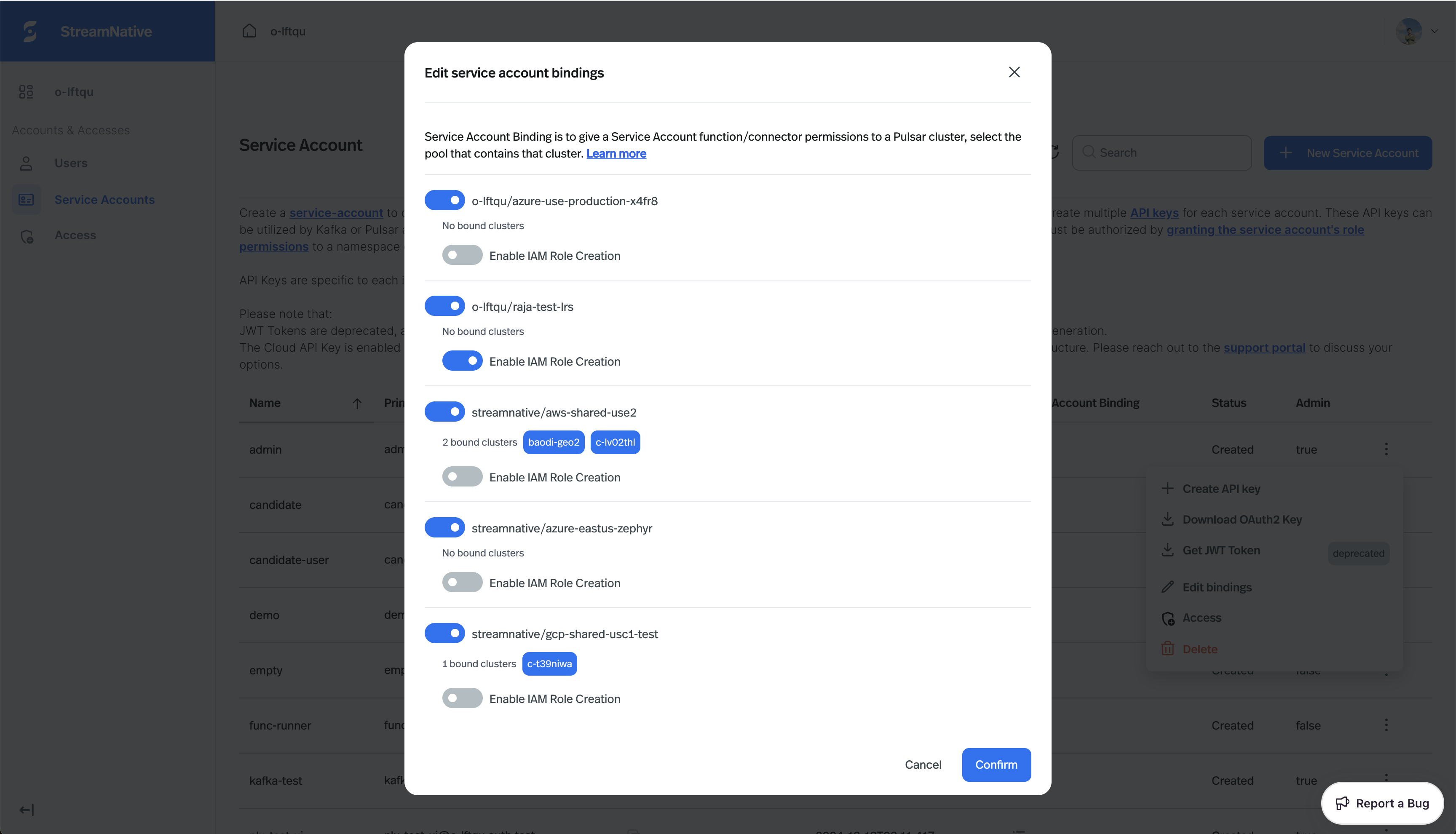 Binding Service Account step-2