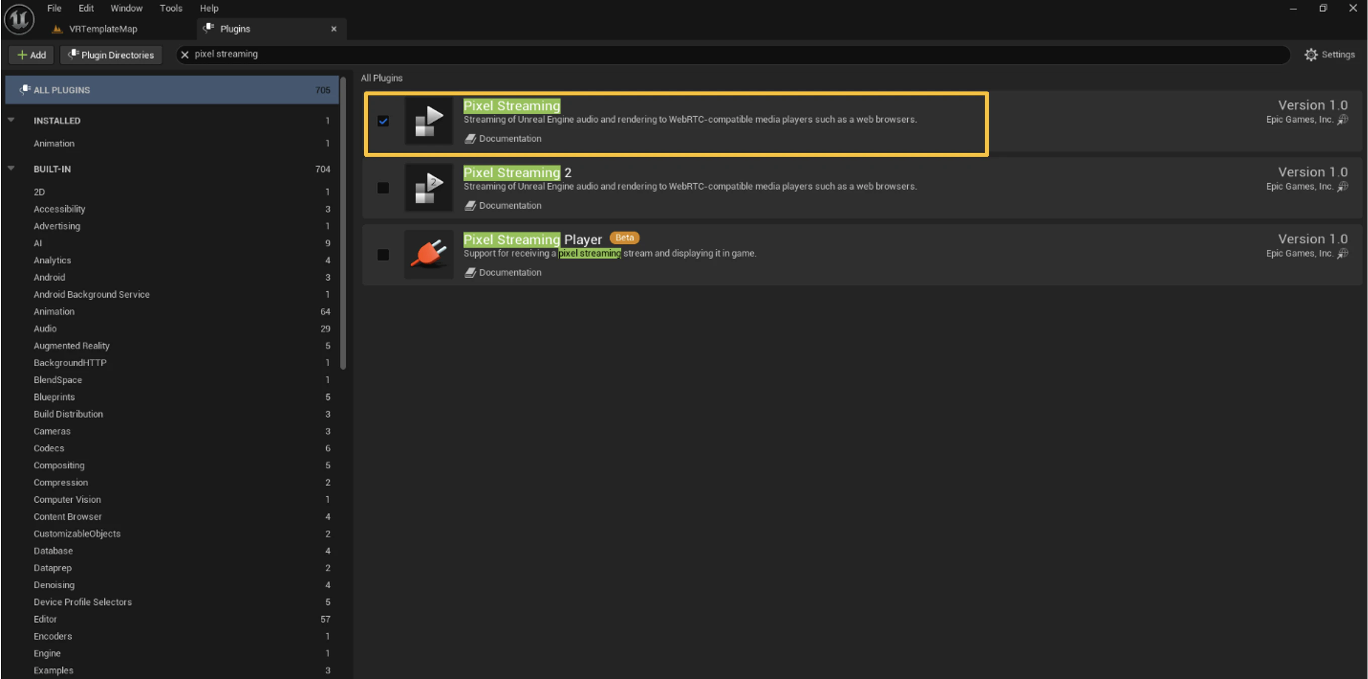 Enabling the plugin