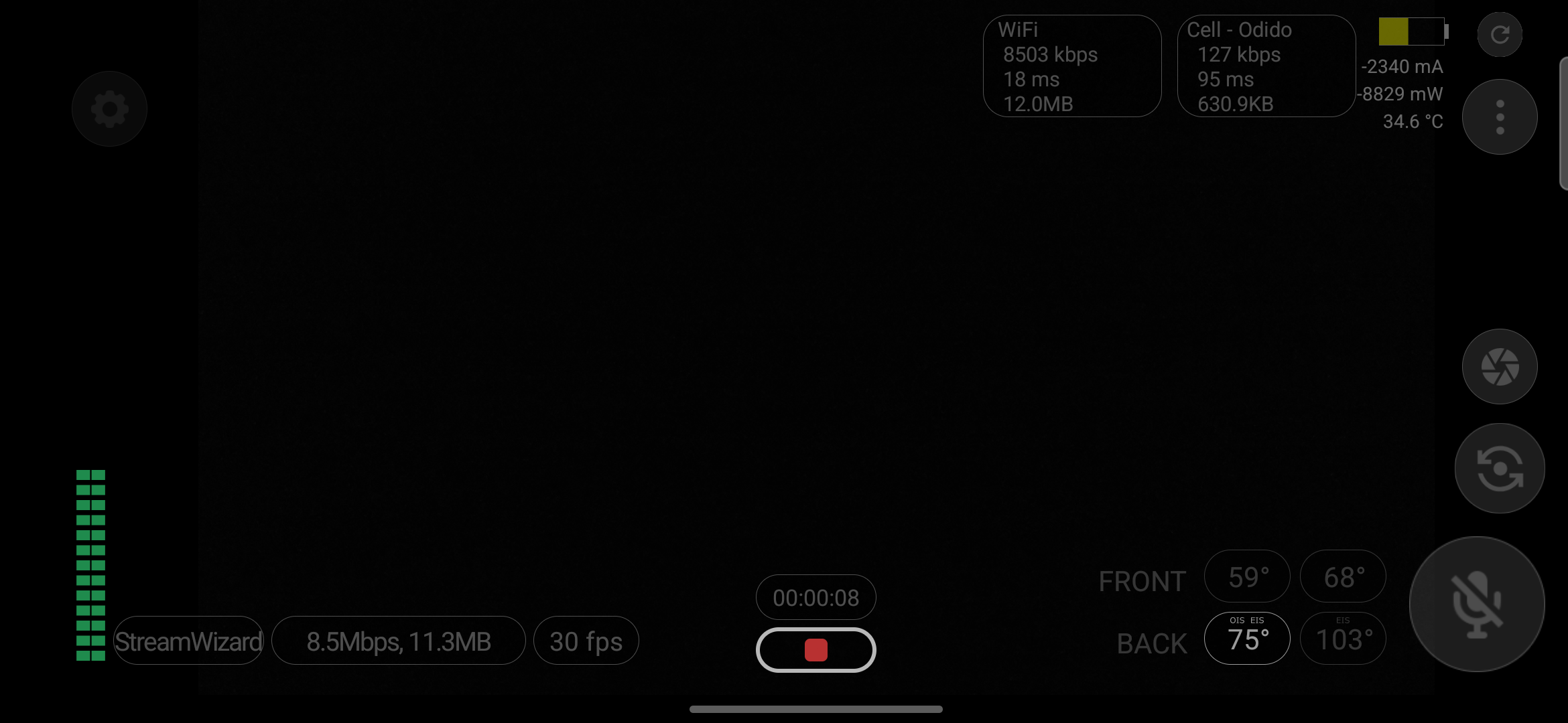 IRL Pro streaming with bonding stats