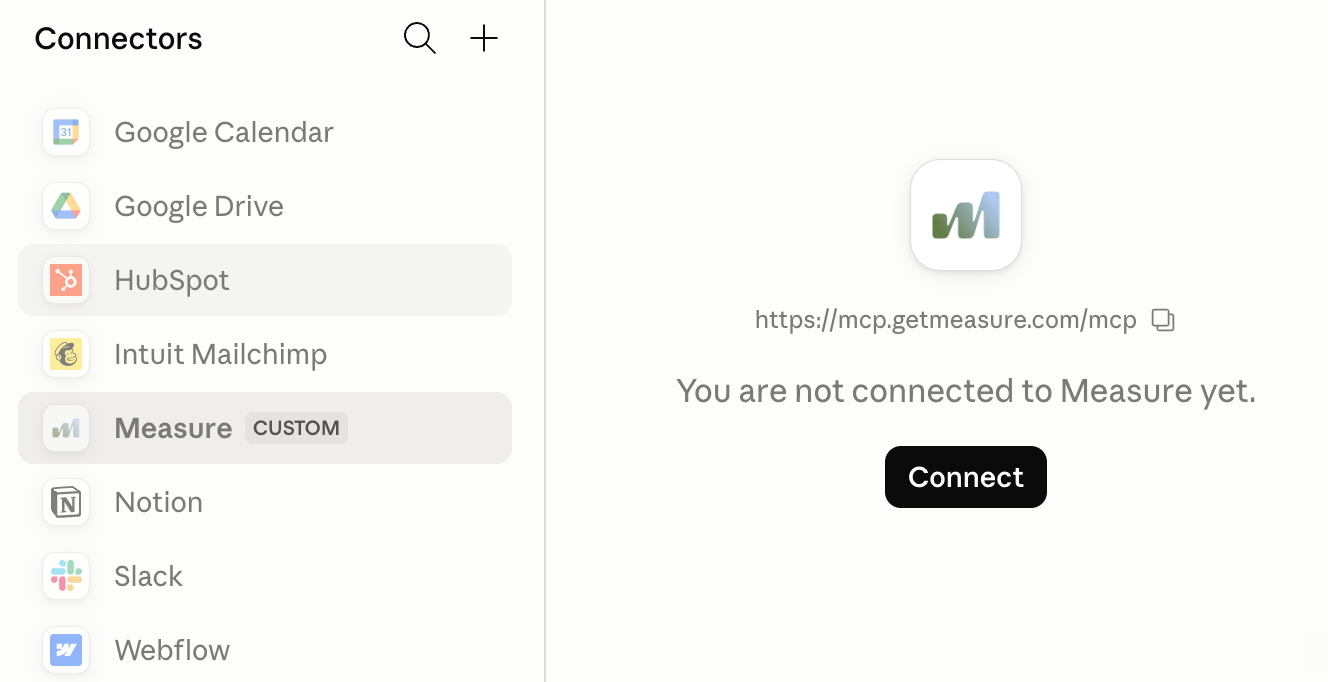 Connectors list