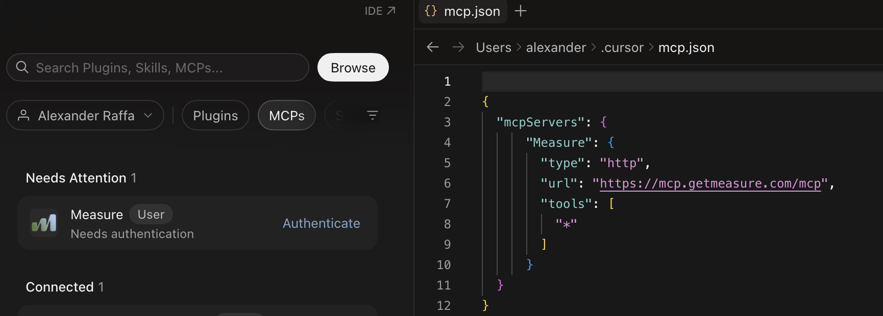 Connectors list