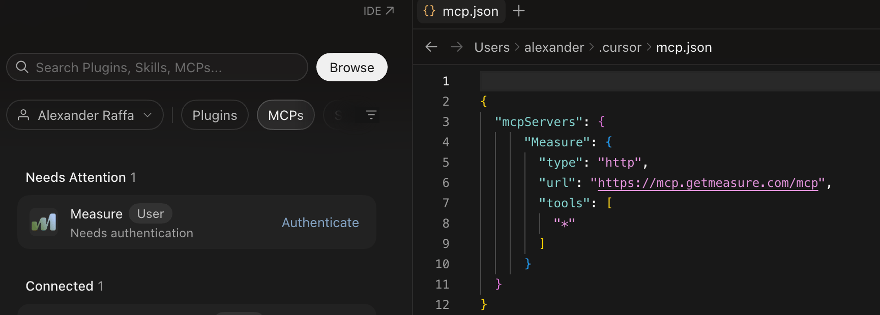 Connectors list