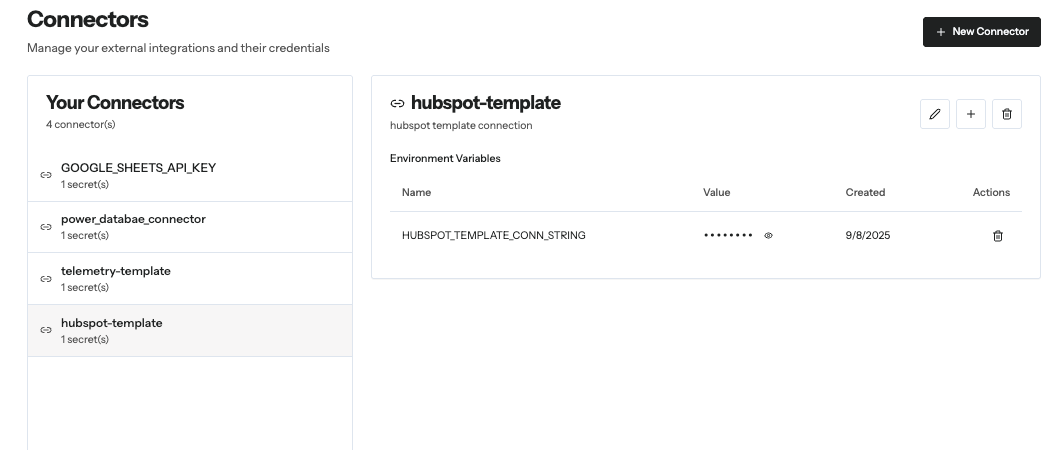image of connectors page