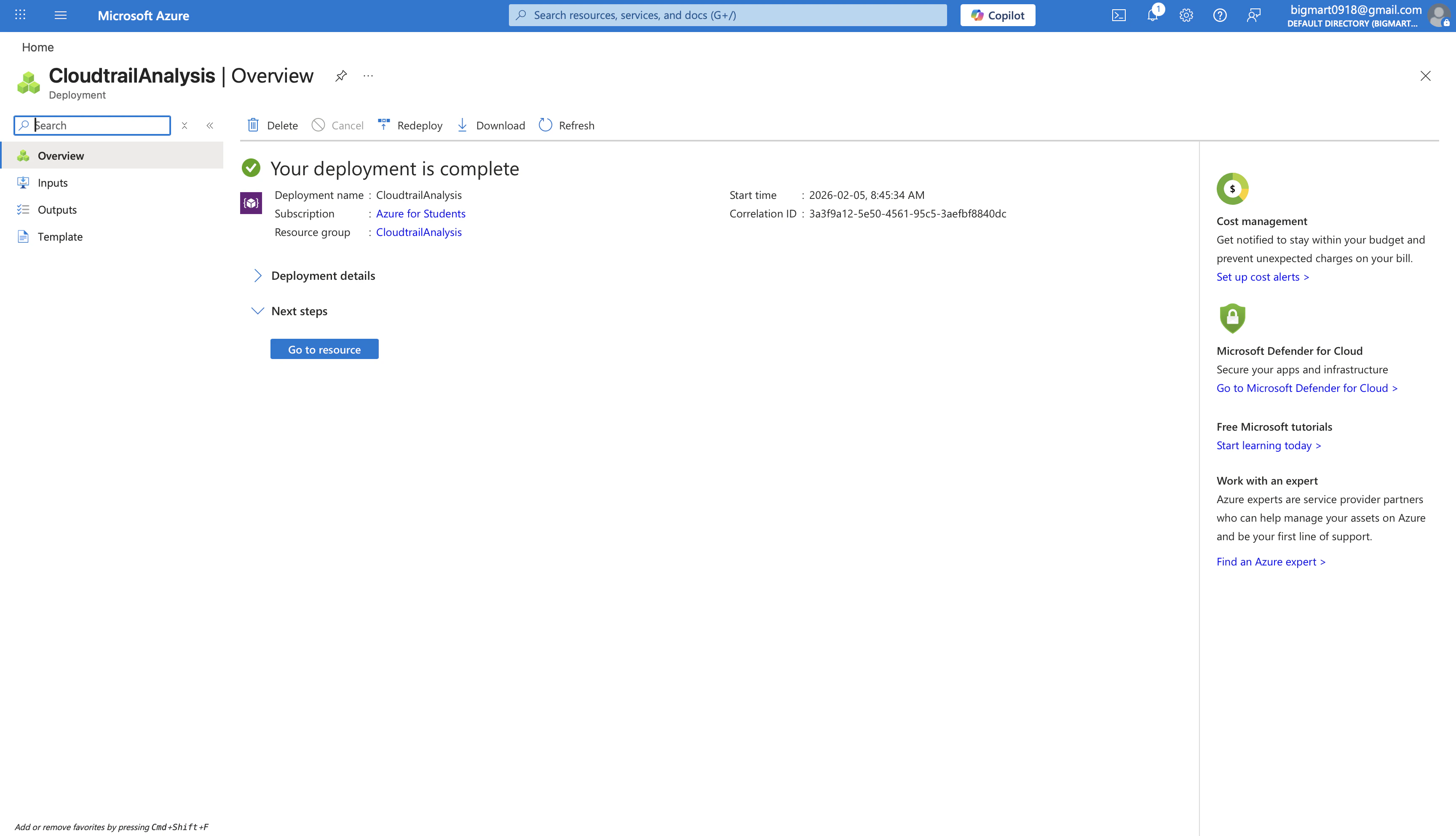 sentinel deployment complete