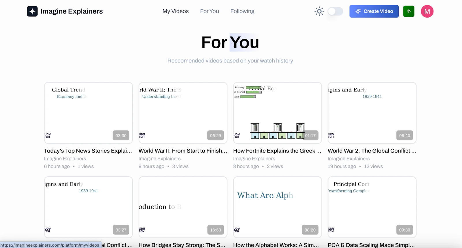 Imagine Explainers Tutorial - StudyFetch