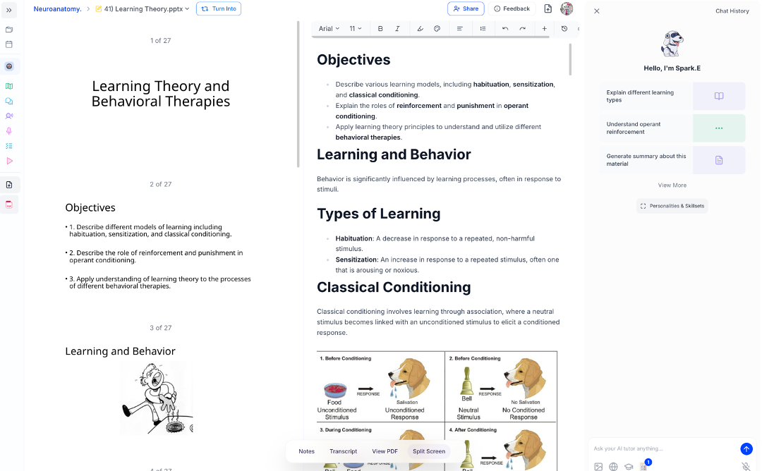 Notes Tutorial - StudyFetch