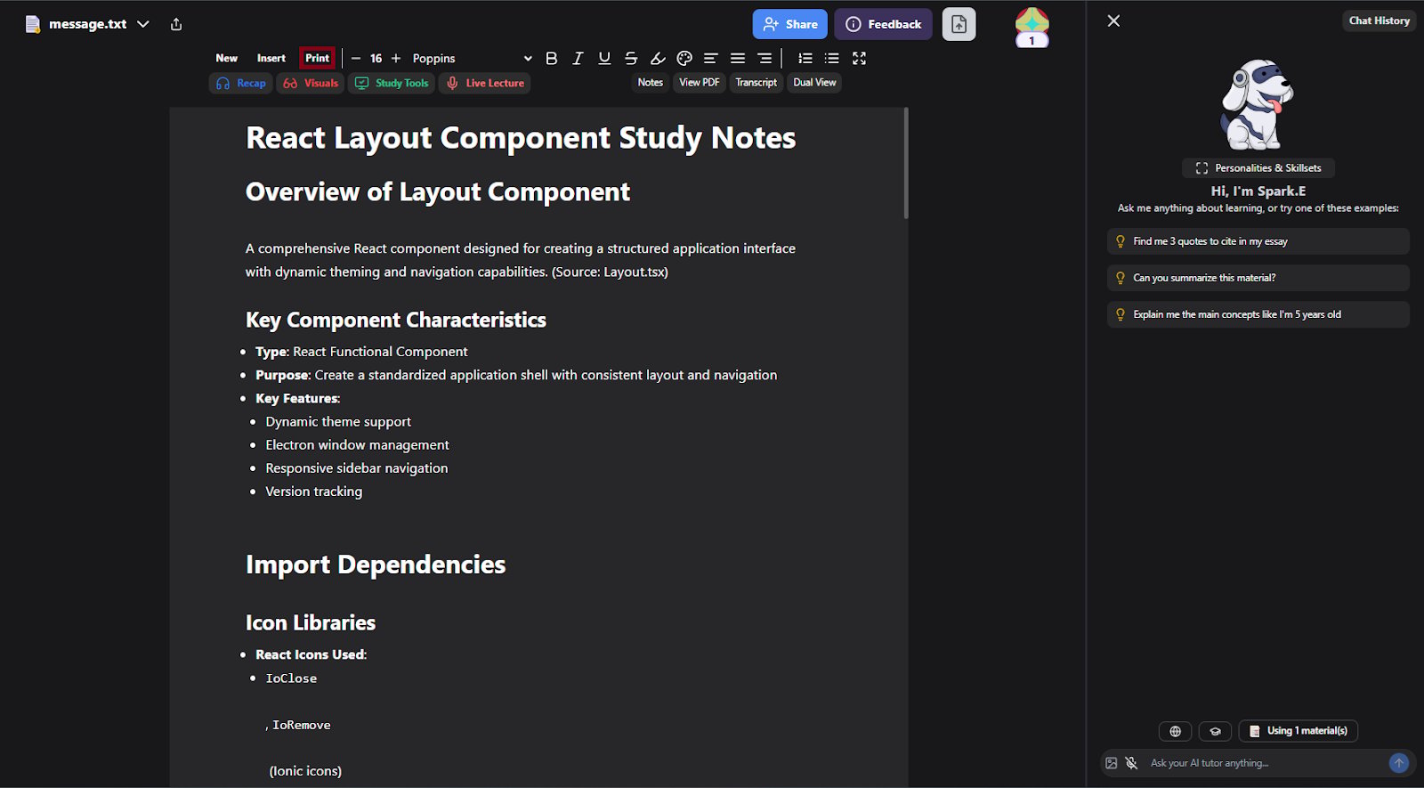 notes tutorial - studyfetch Images High Quality Grahic How to print or download notes? - StudyFetch