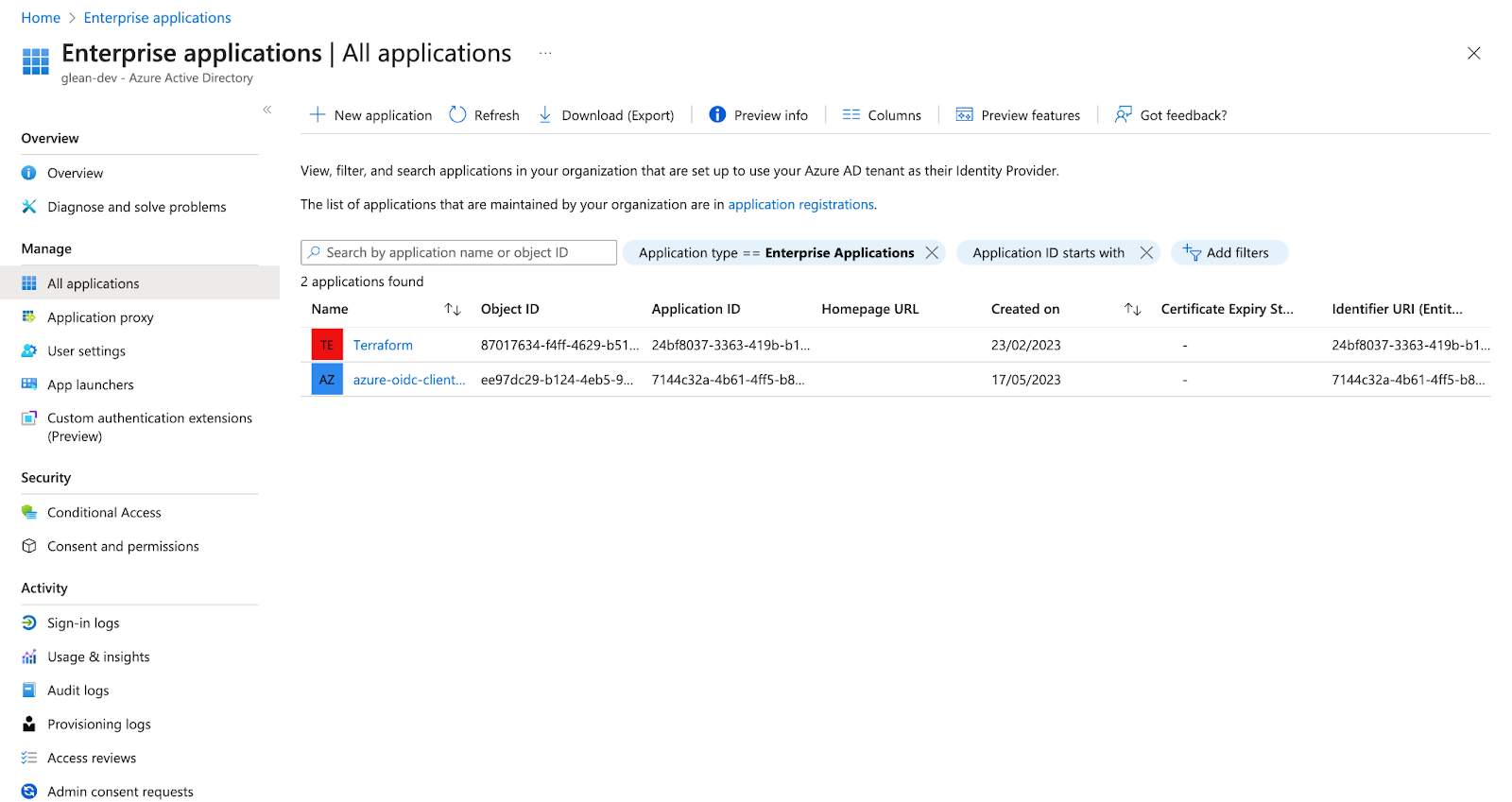 SSO Setup Guide — screenshot