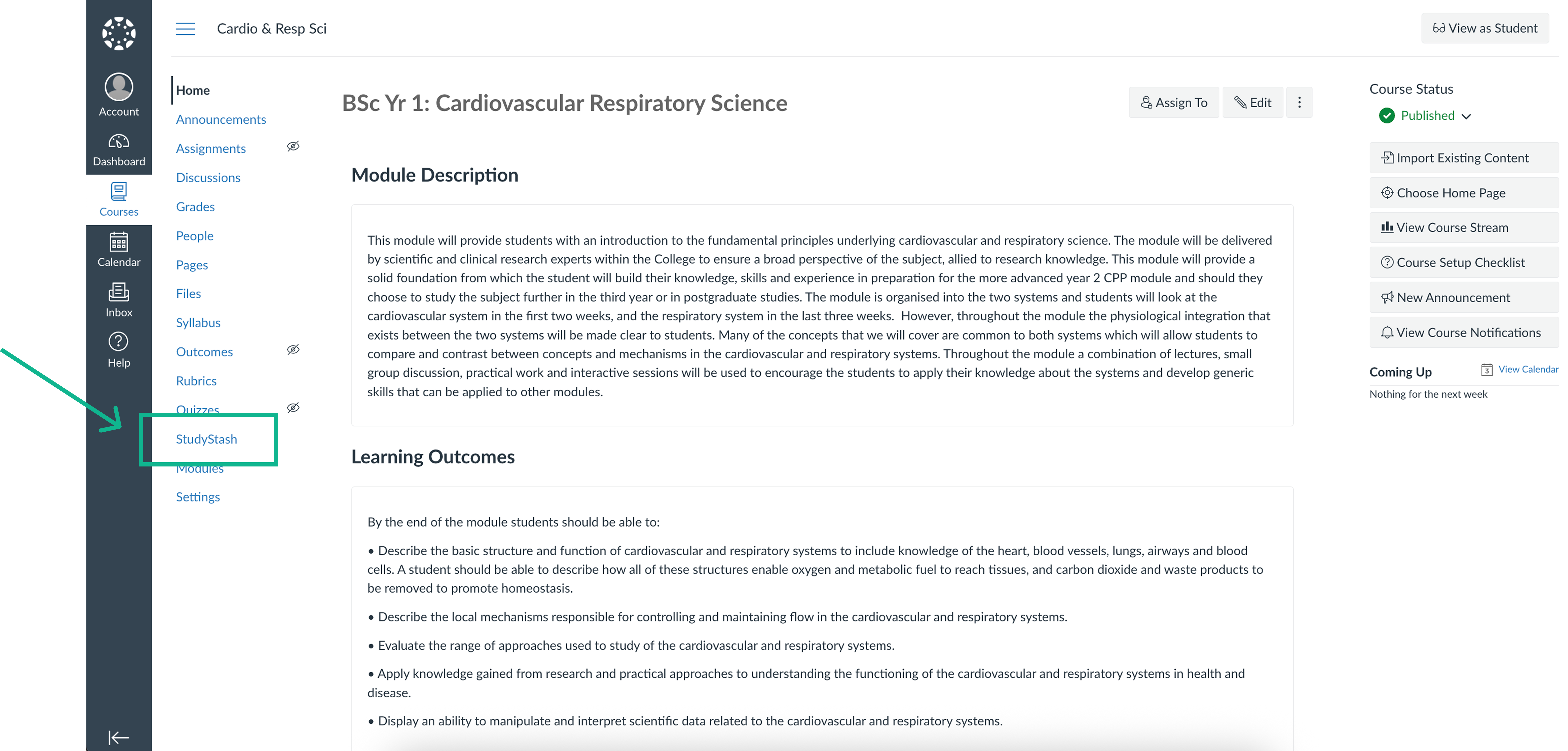 How do I sign up through Canvas? — screenshot 2