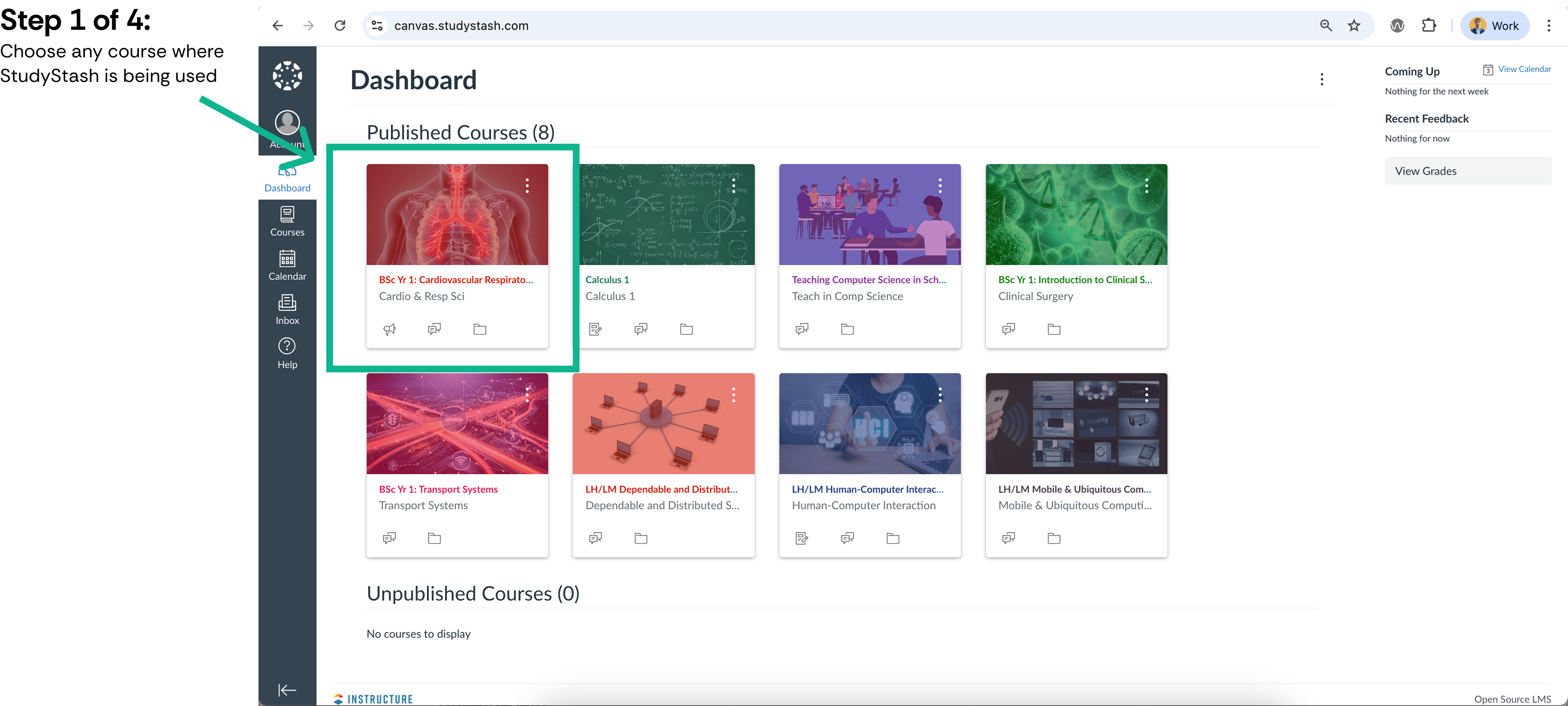 Exporting student roster data from Canvas course (CSV) — screenshot 1