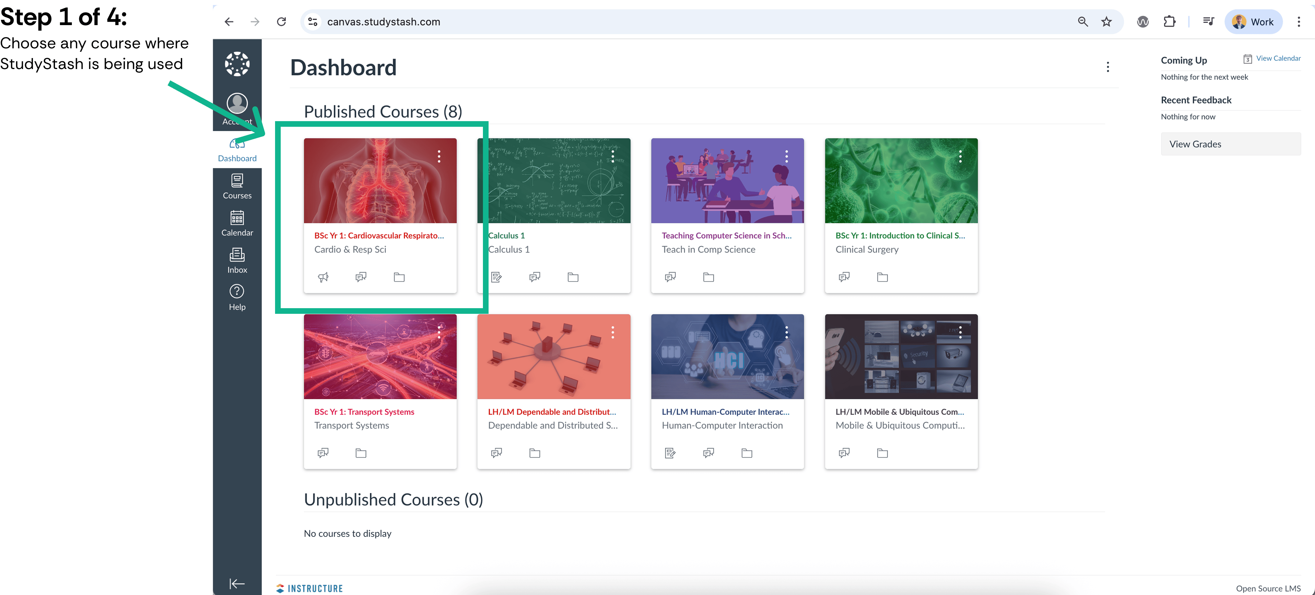 How do I enable StudyStash in my Canvas course? — screenshot 1