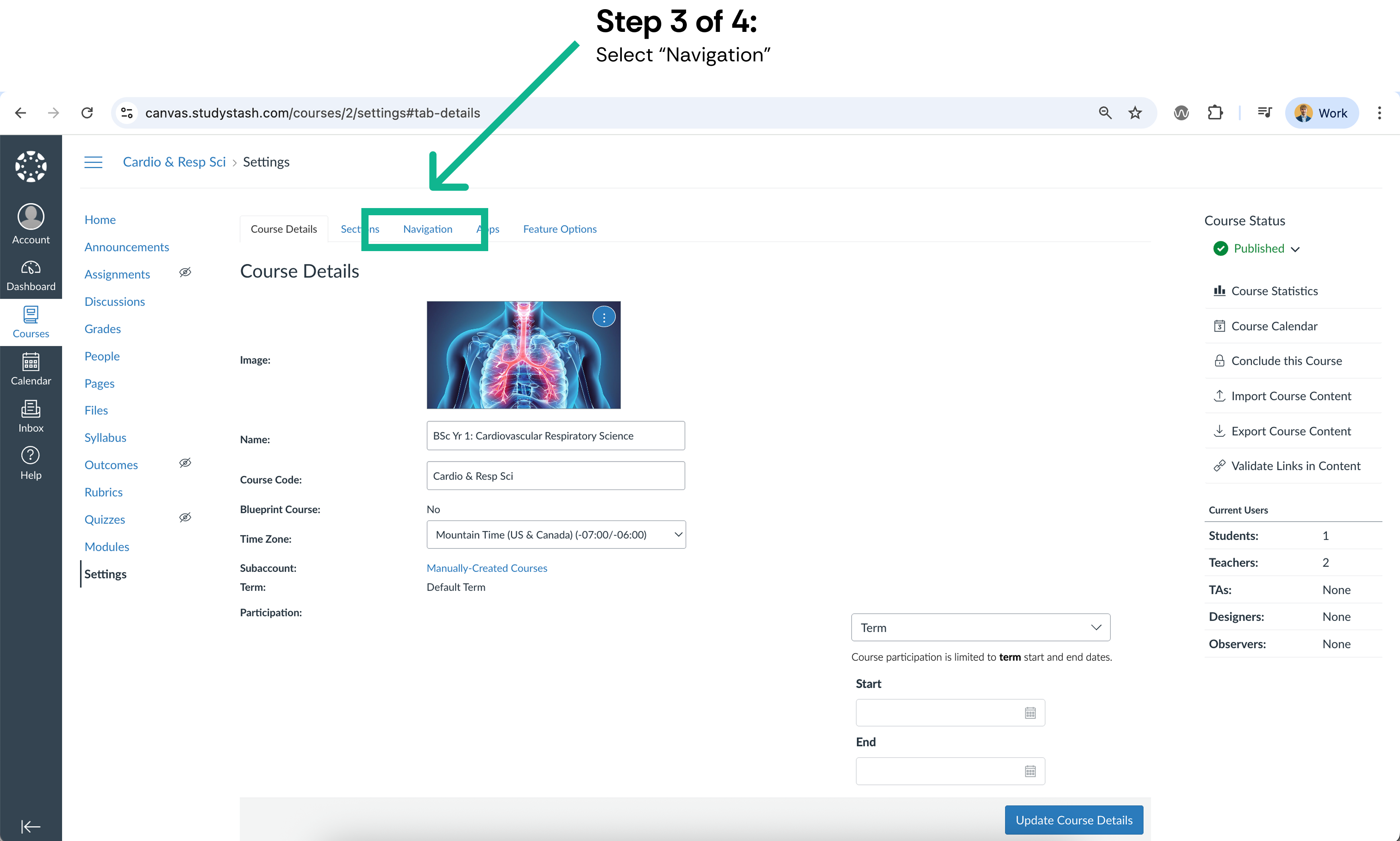 How do I enable StudyStash in my Canvas course? — screenshot 3