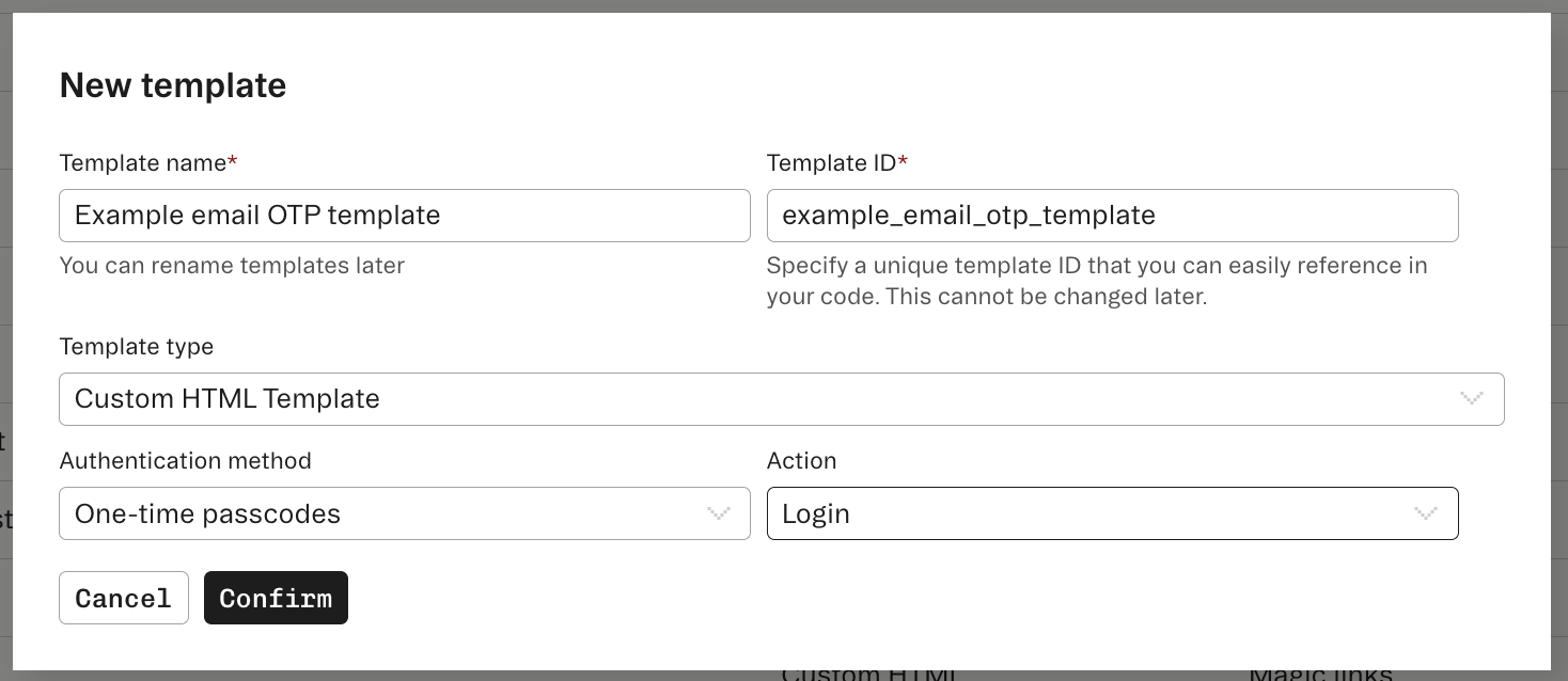 Custom email templates - Stytch Docs