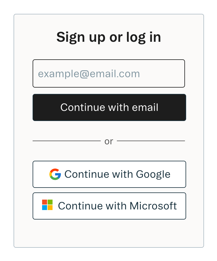 Stytch UI v5 login component