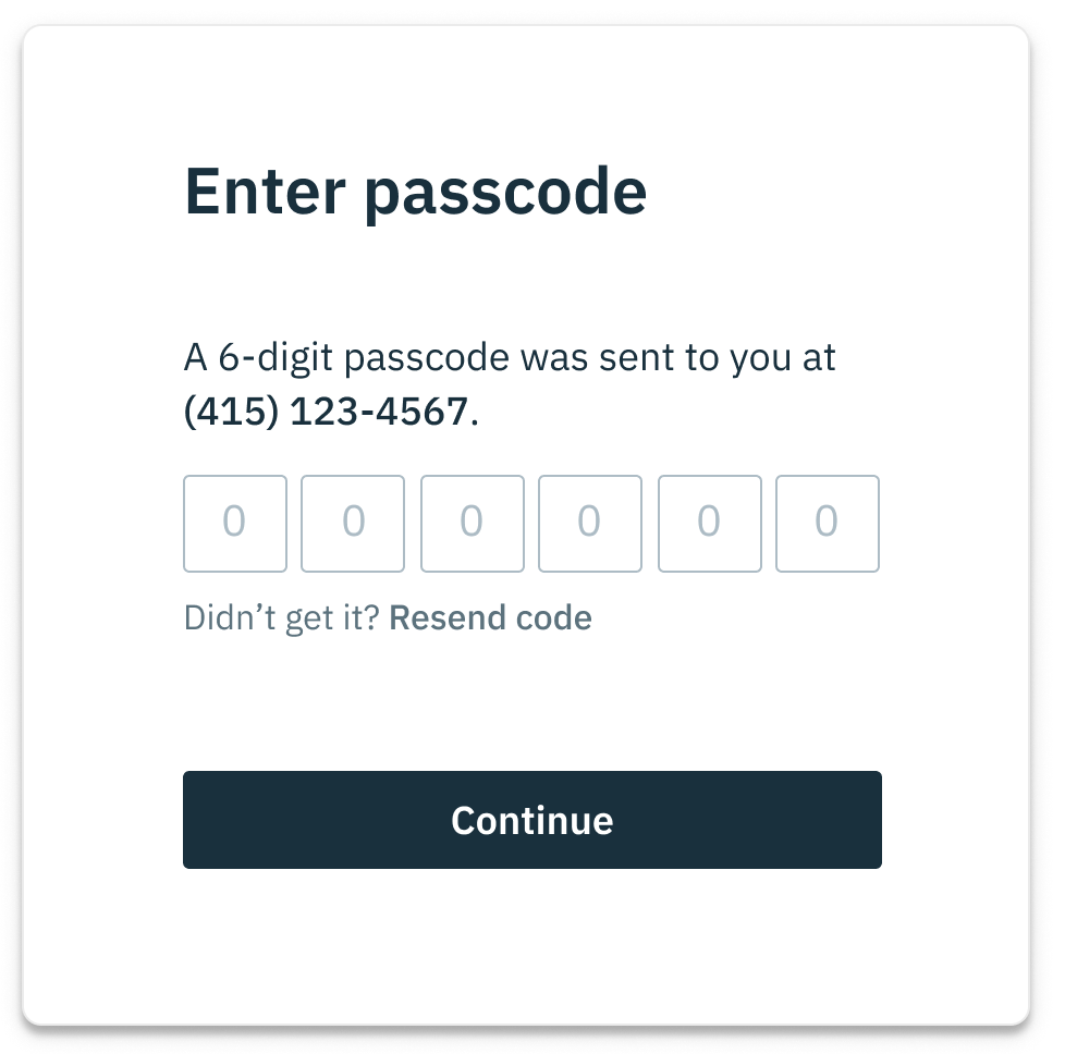 Integrate OTPs via the API - Stytch Docs