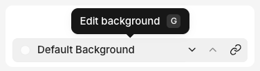 Inspector panel showing the element properties