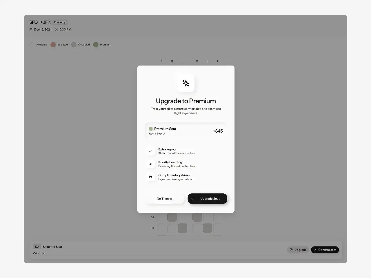 Interactions Dialog Preview