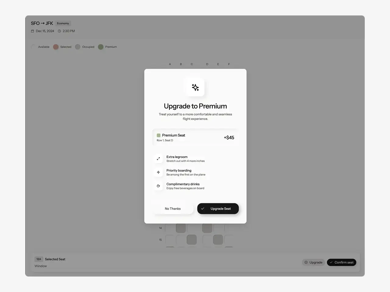 Interactions Dialog Preview