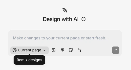 Referencing pages showing the referencing button and the list of pages