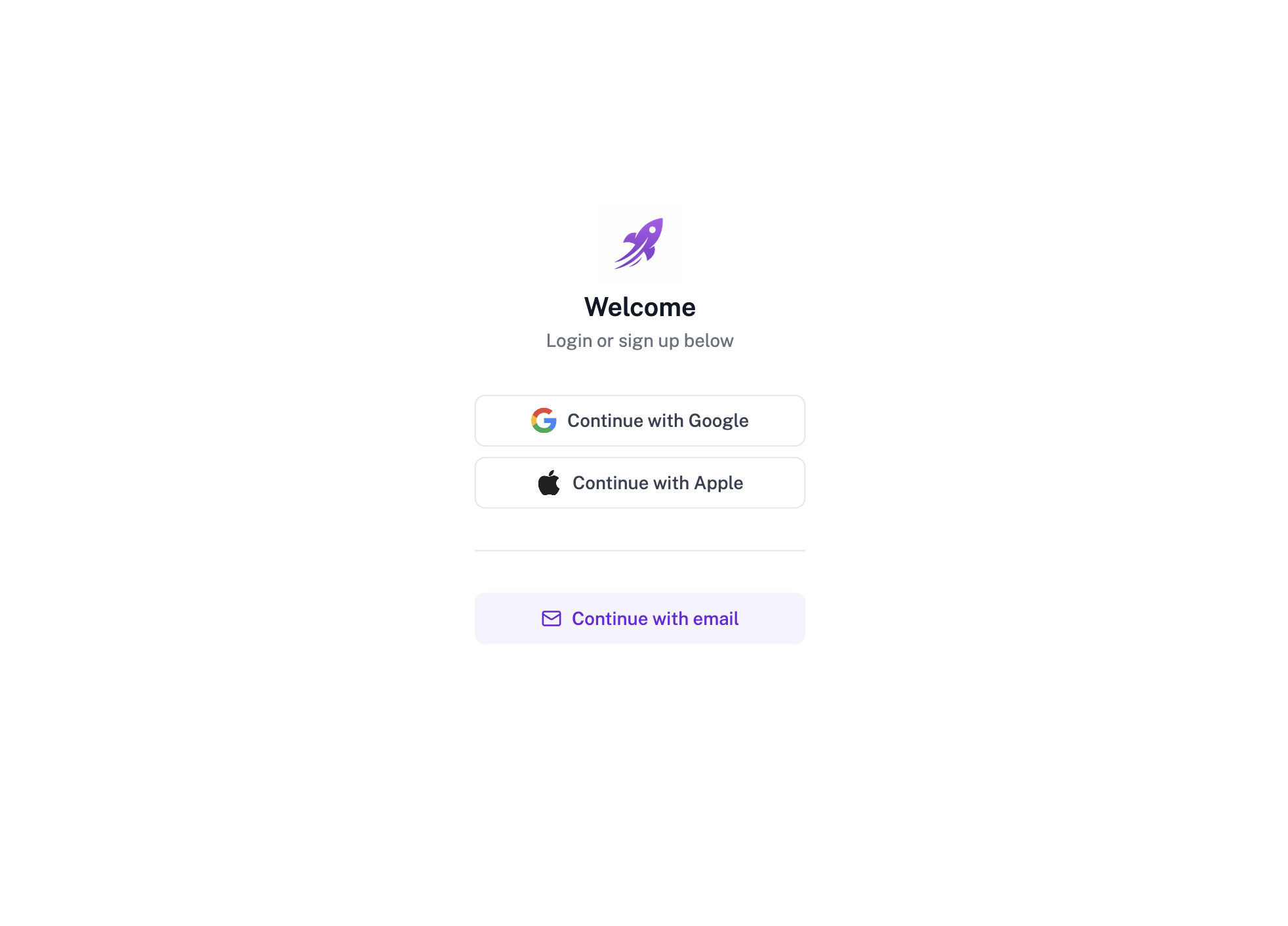 Login page designed in Subframe