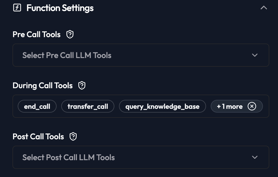 Function Settings - SubVerse AI