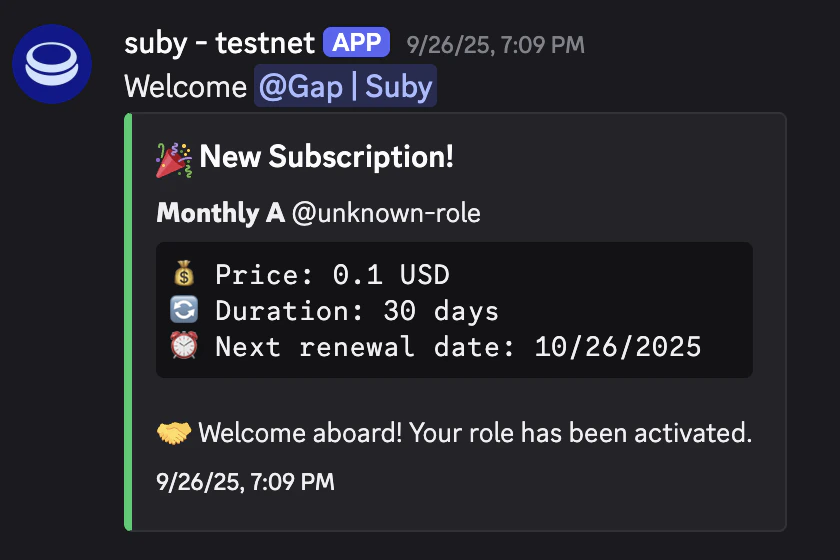Notification example 1