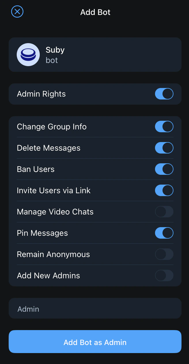 Telegram Integration7