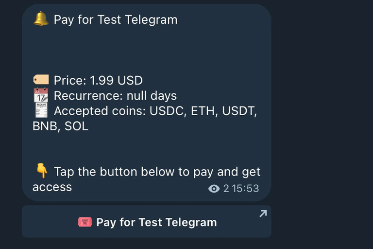 Telegram Checkout 3