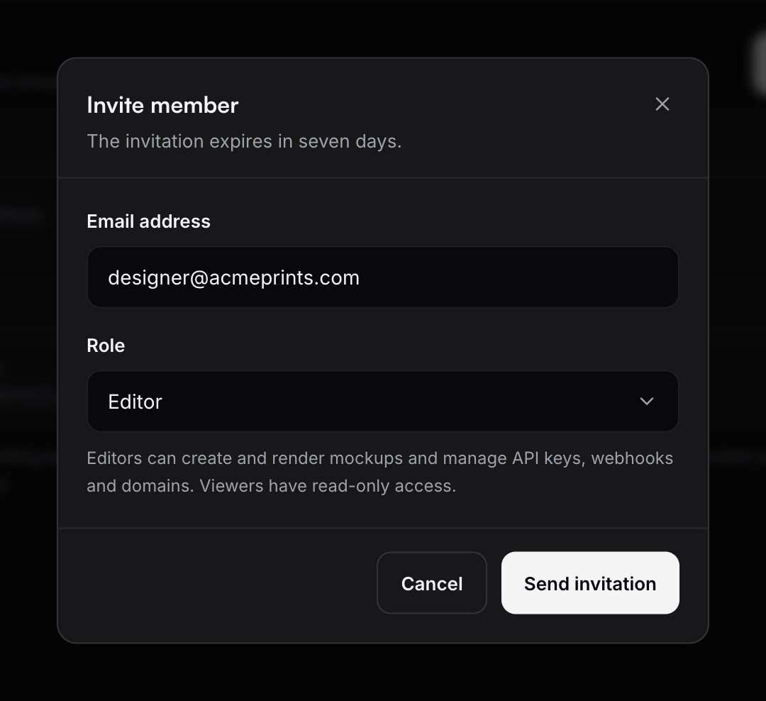 The invite dialog with an email address typed and the Editor role selected.