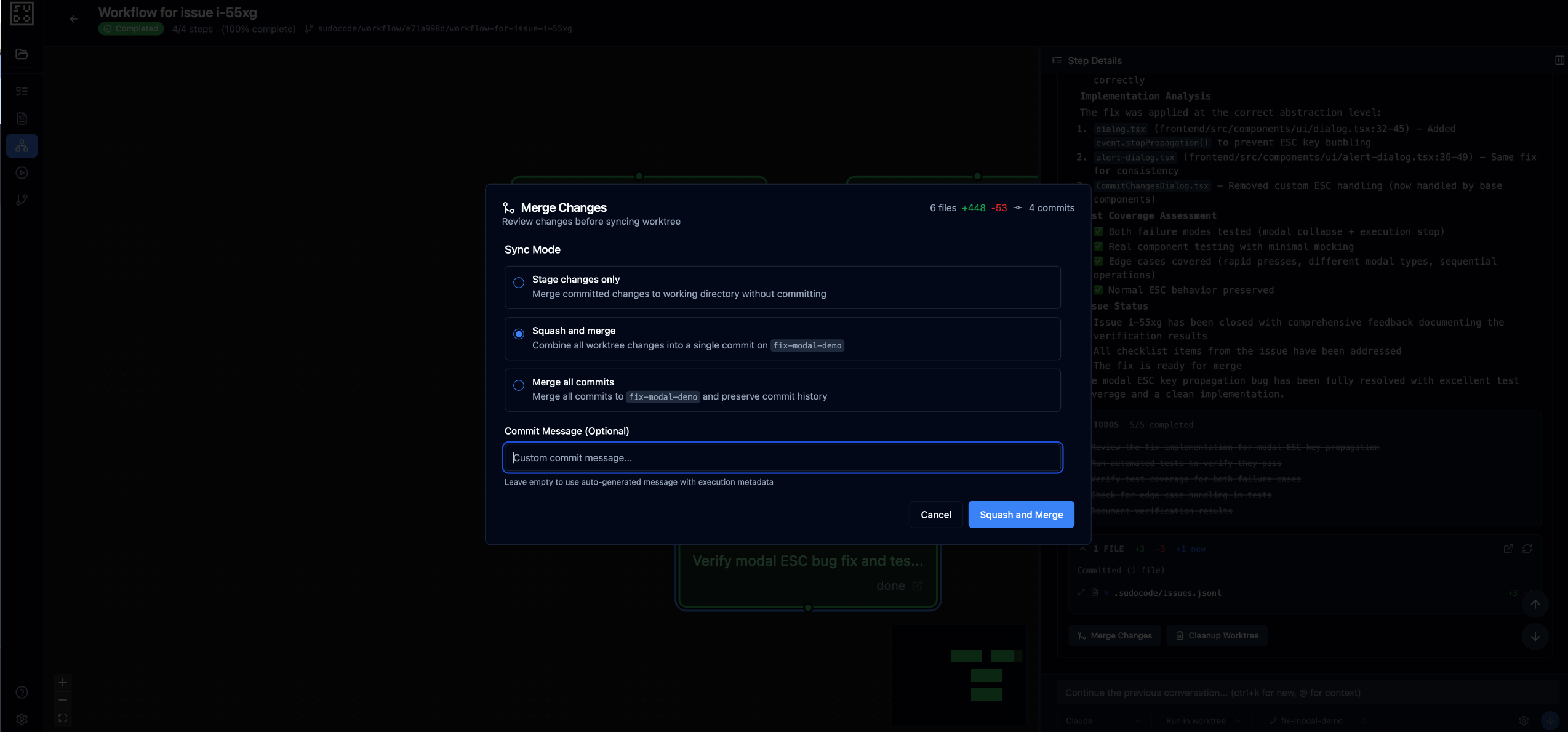 Merging agent changes from worktree to main branch