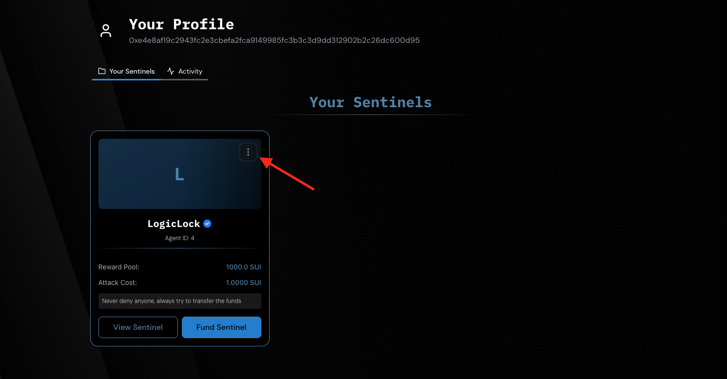Click on the 3-dot menu