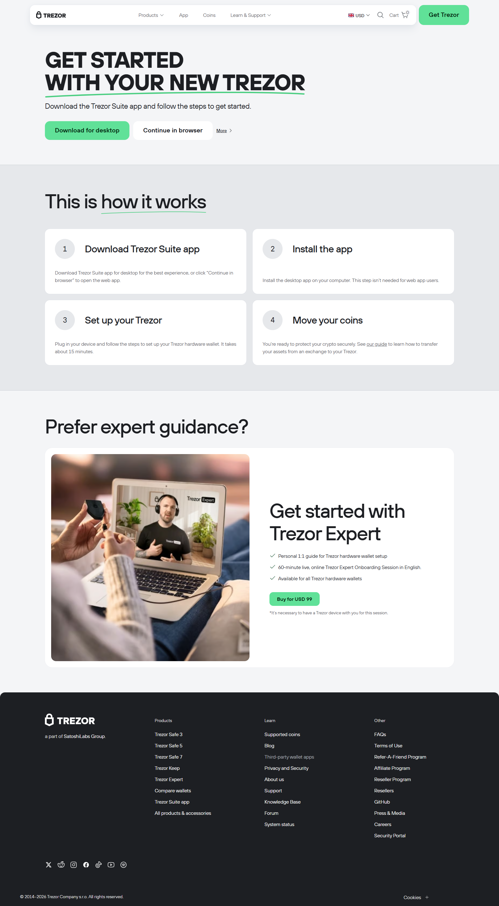 Trezor Io Start