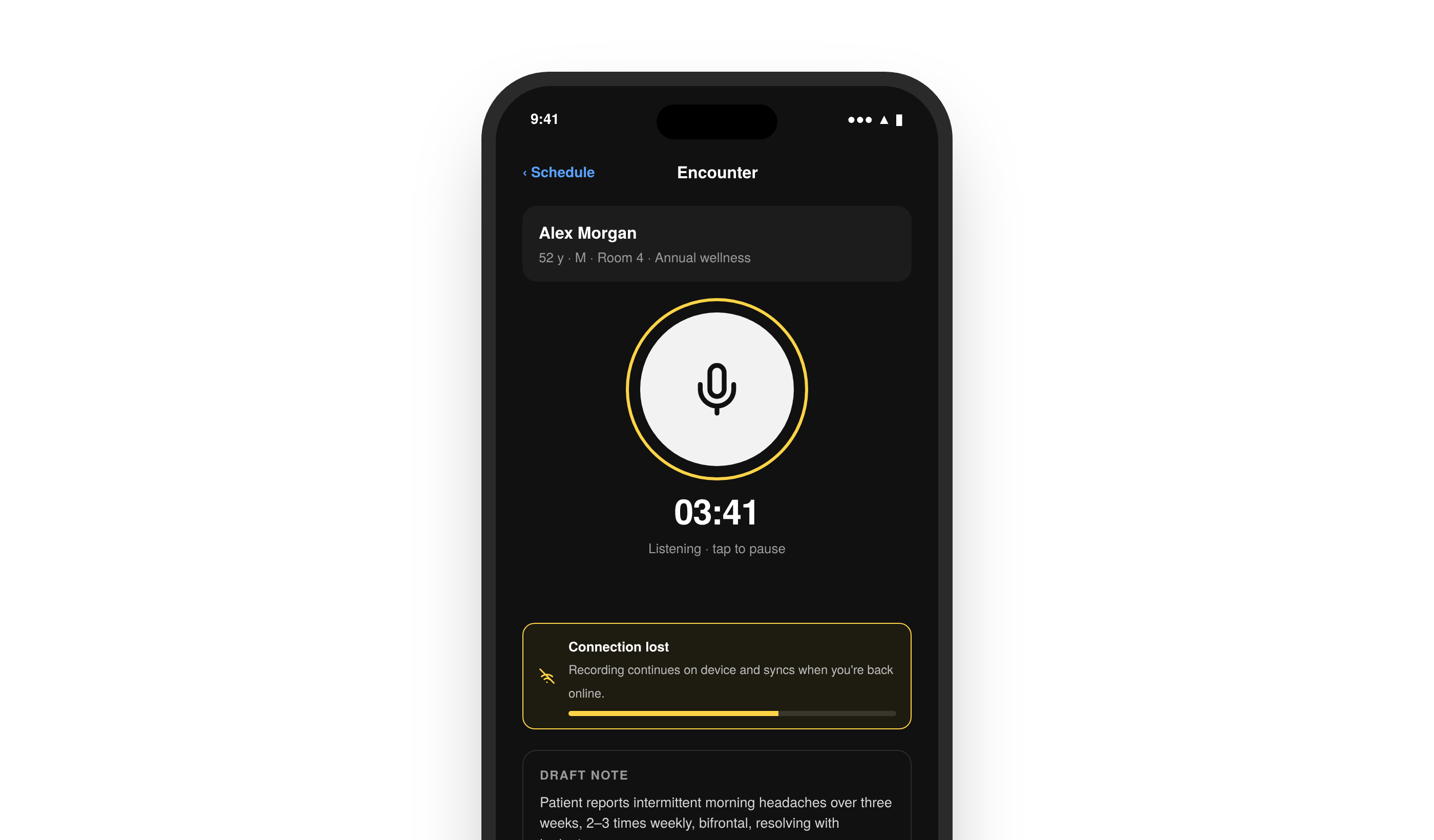 Mobile SDK Ambient encounter recording on iOS