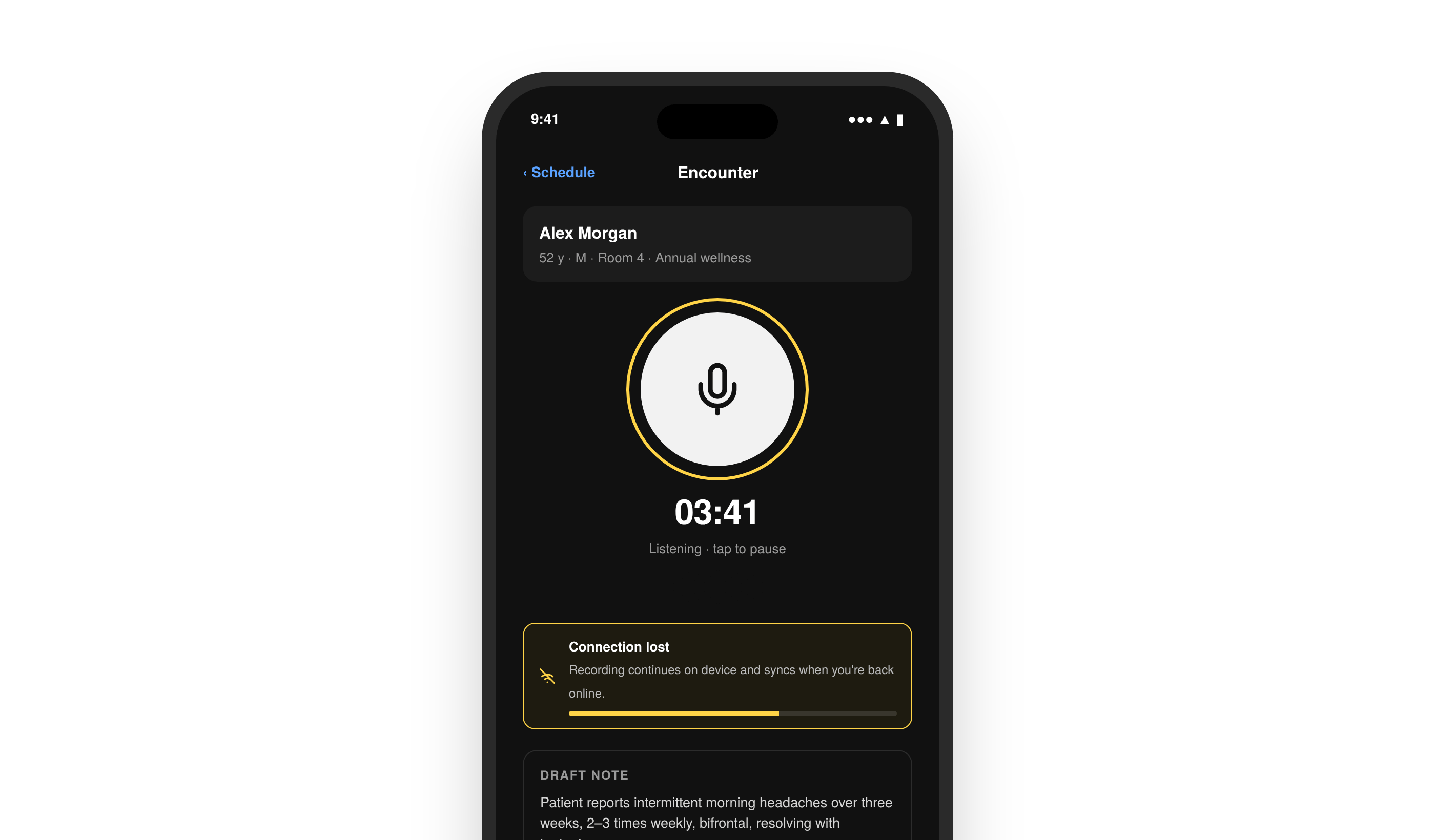 Mobile SDK Ambient encounter recording on iOS