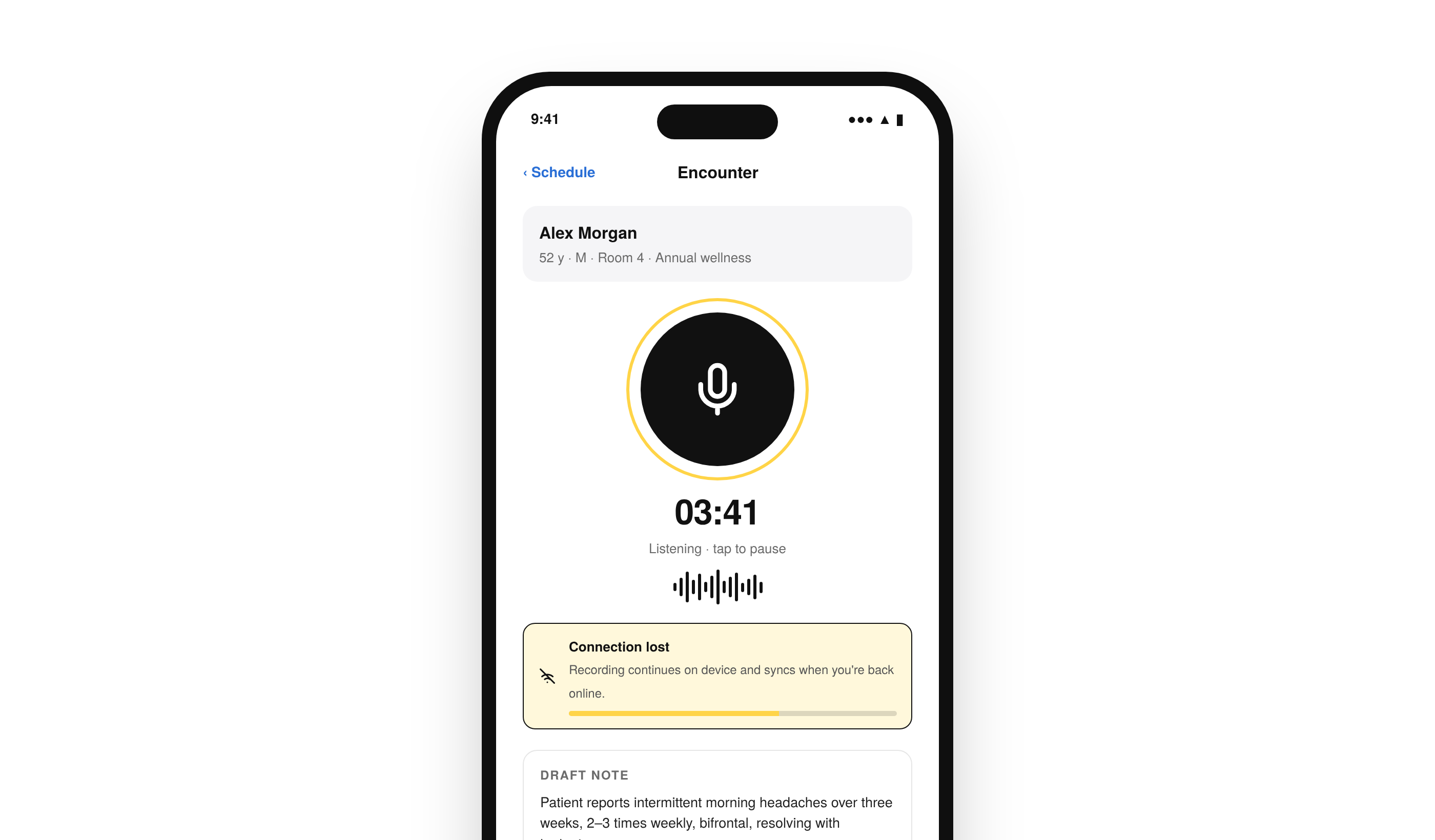 Mobile SDK Ambient encounter recording on iOS