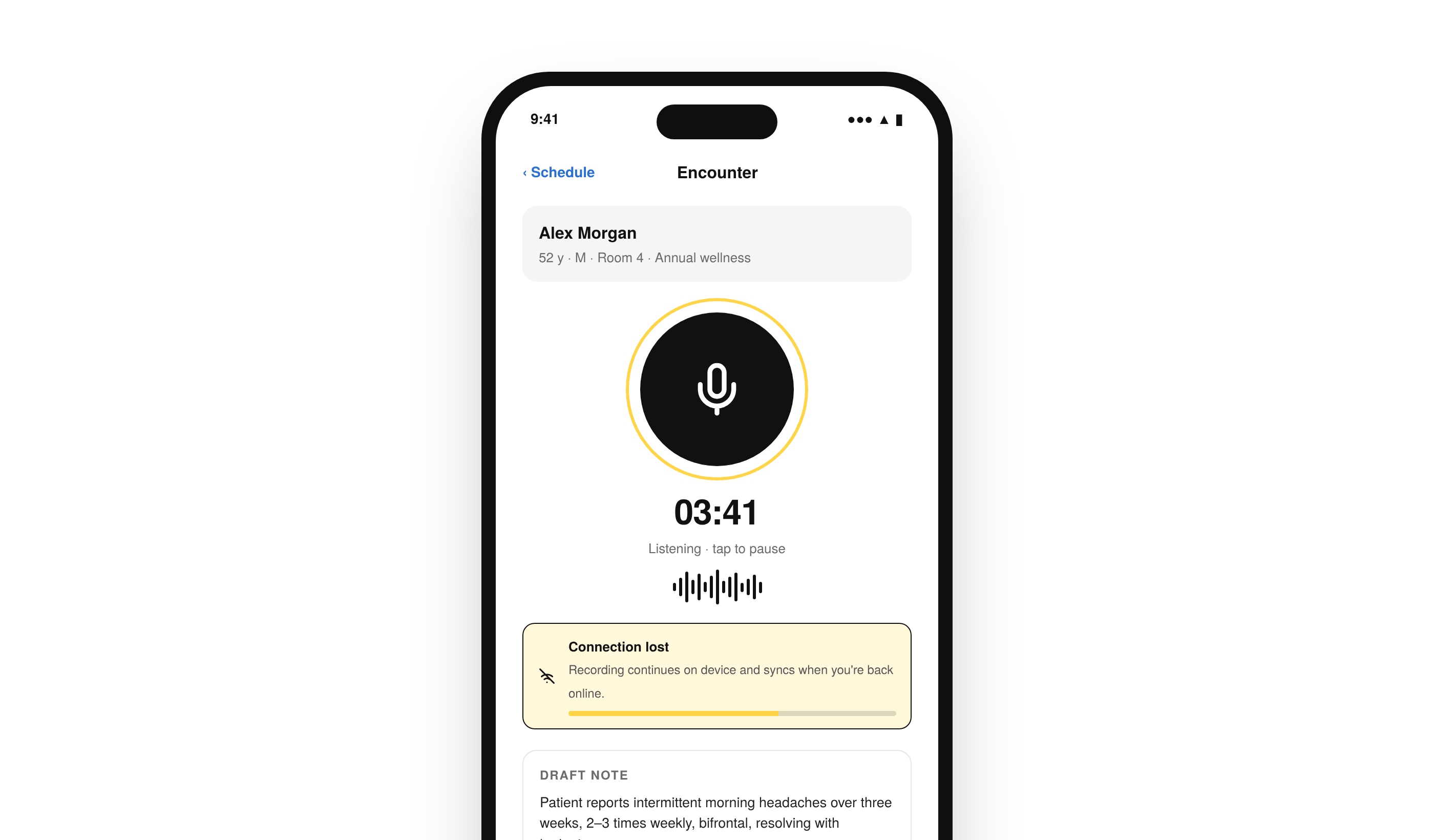 Mobile SDK Ambient encounter recording on iOS