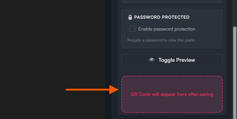 QR code placeholder