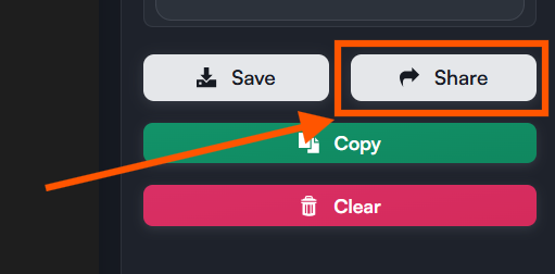 Share dialog