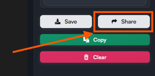 Share dialog