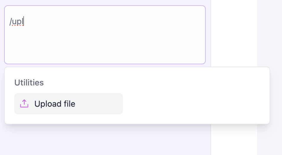 Add Upload File Step