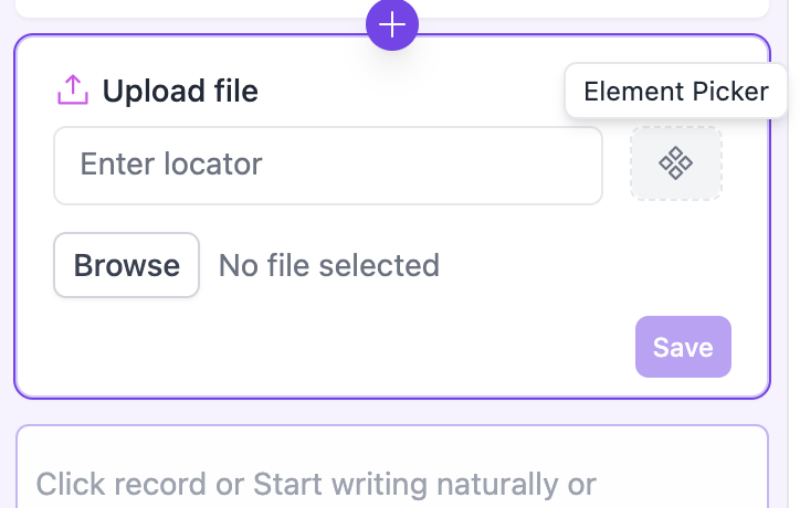 Element Picker Activation