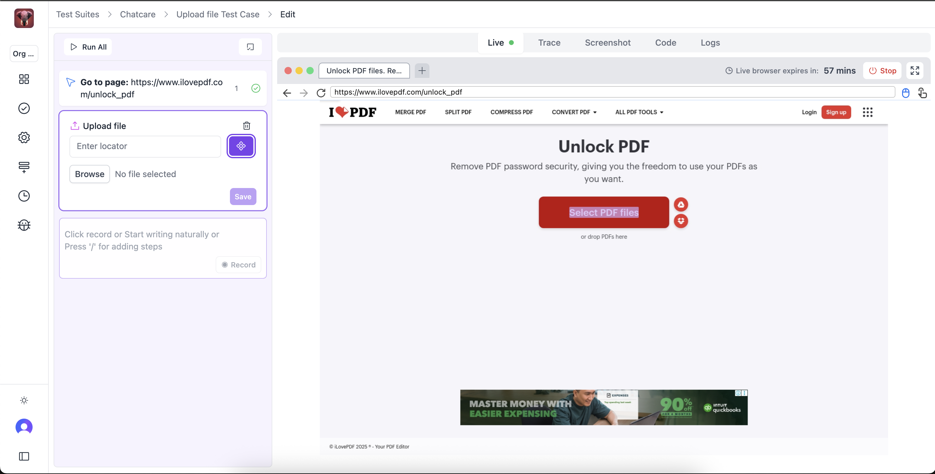 Target Element Selection