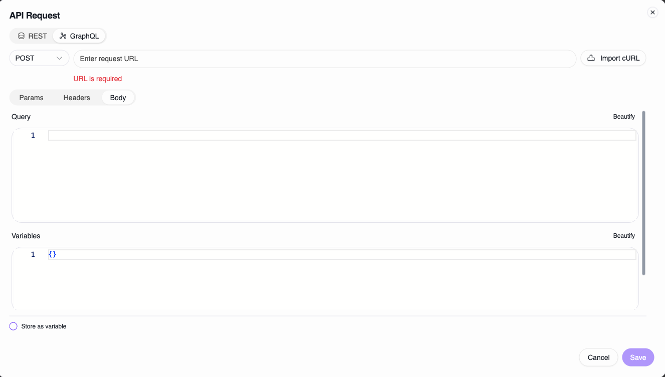 GraphQL editors