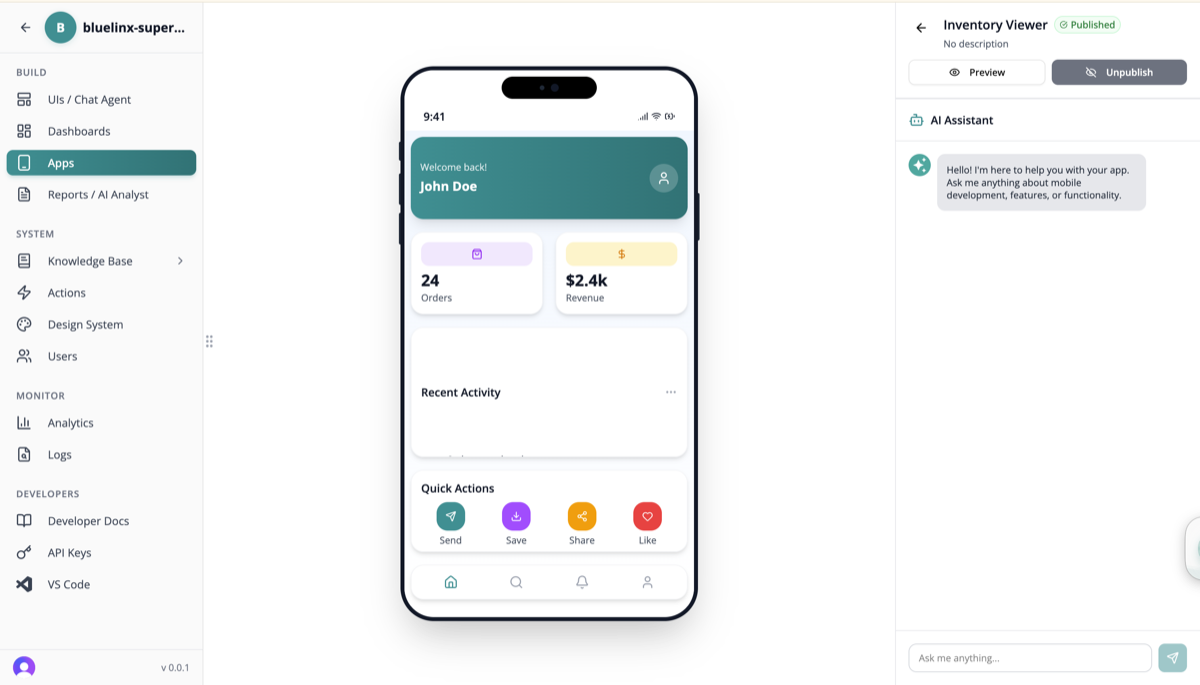 Superatom Mobile App