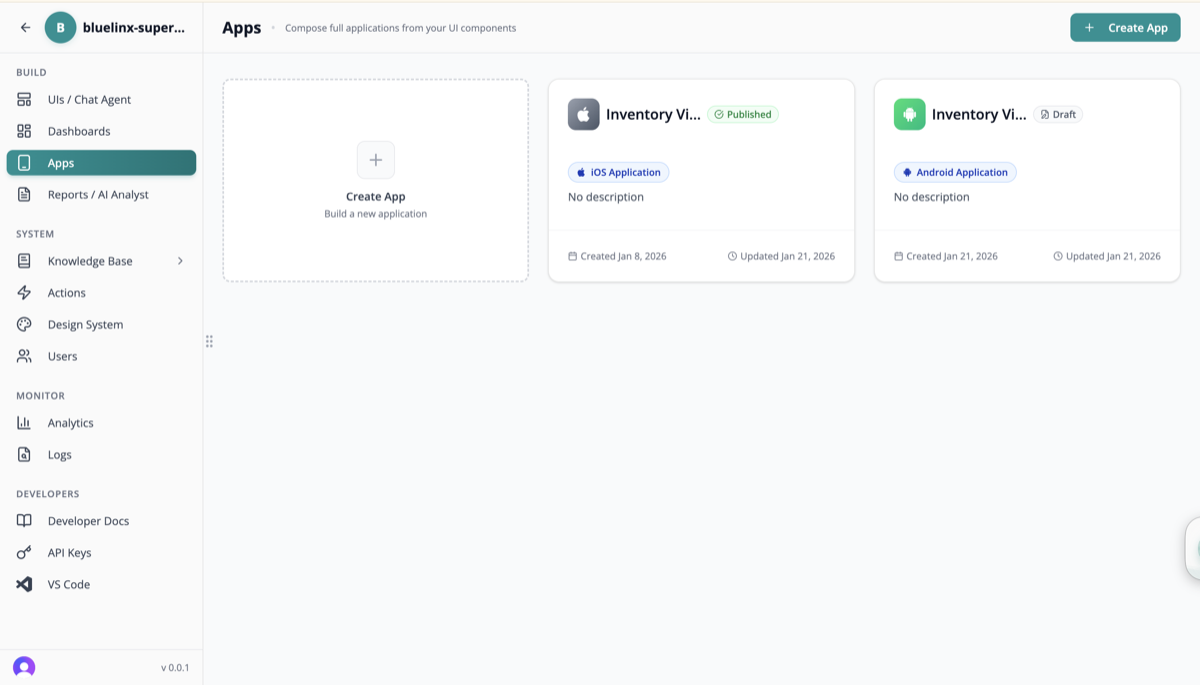 Apps Overview