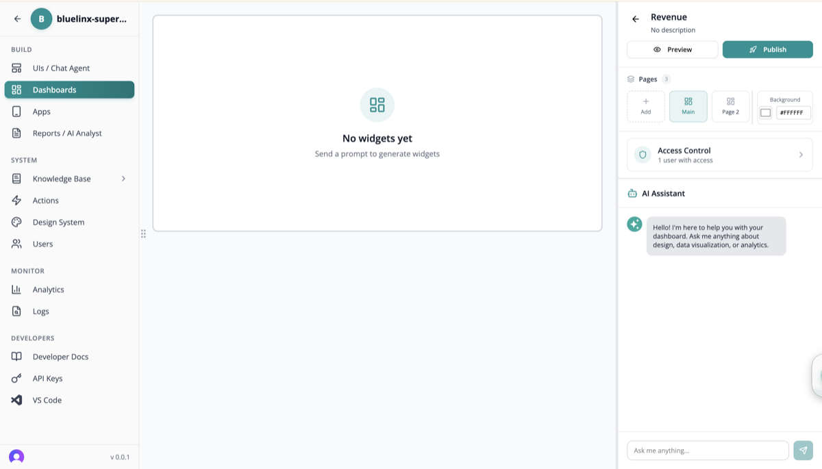 Dashboard Builder